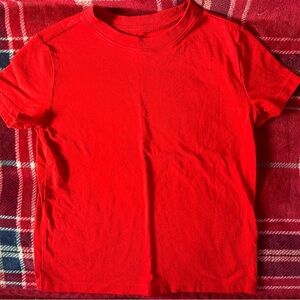 Cat & Jack Vibrant Red Short Sleeve Tee